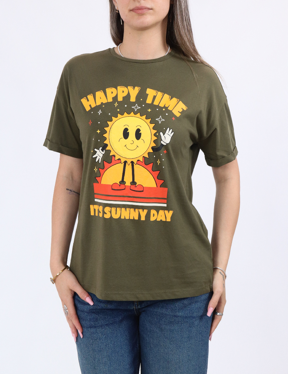Tricou Noisy May, verde - 1 | YEO