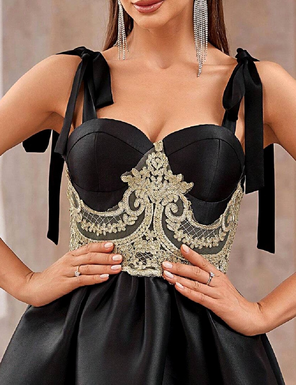 Rochie medie SHEIN, negru - 1 | YEO