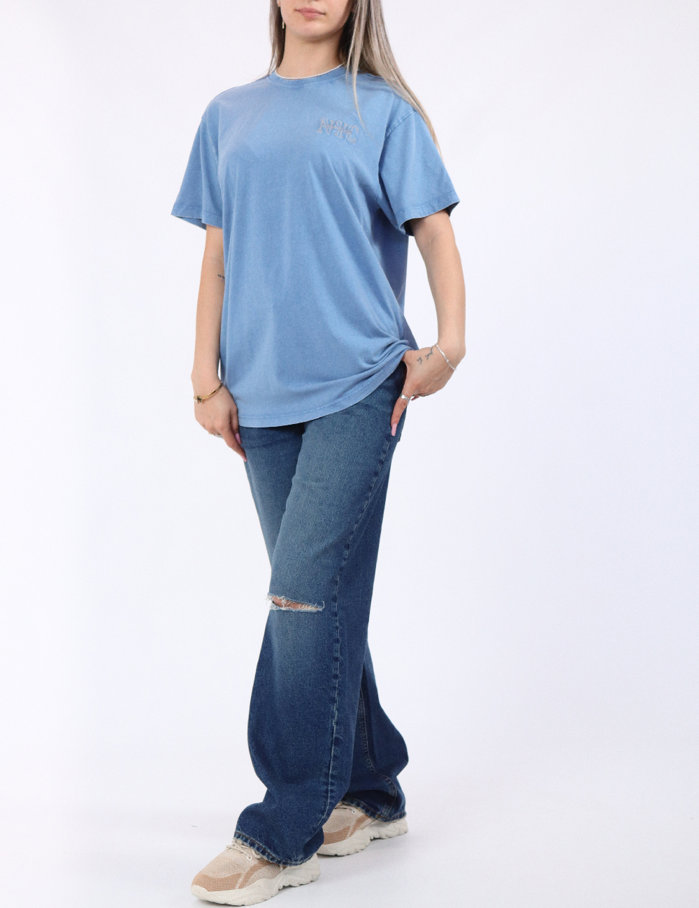 Tricou Only, albastru - 1 | YEO