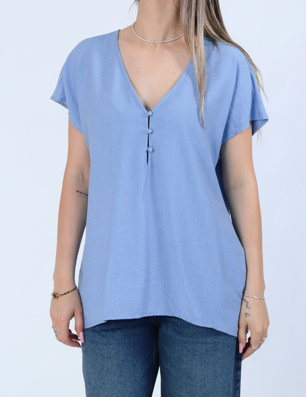 Bluza Vero Moda, albastru