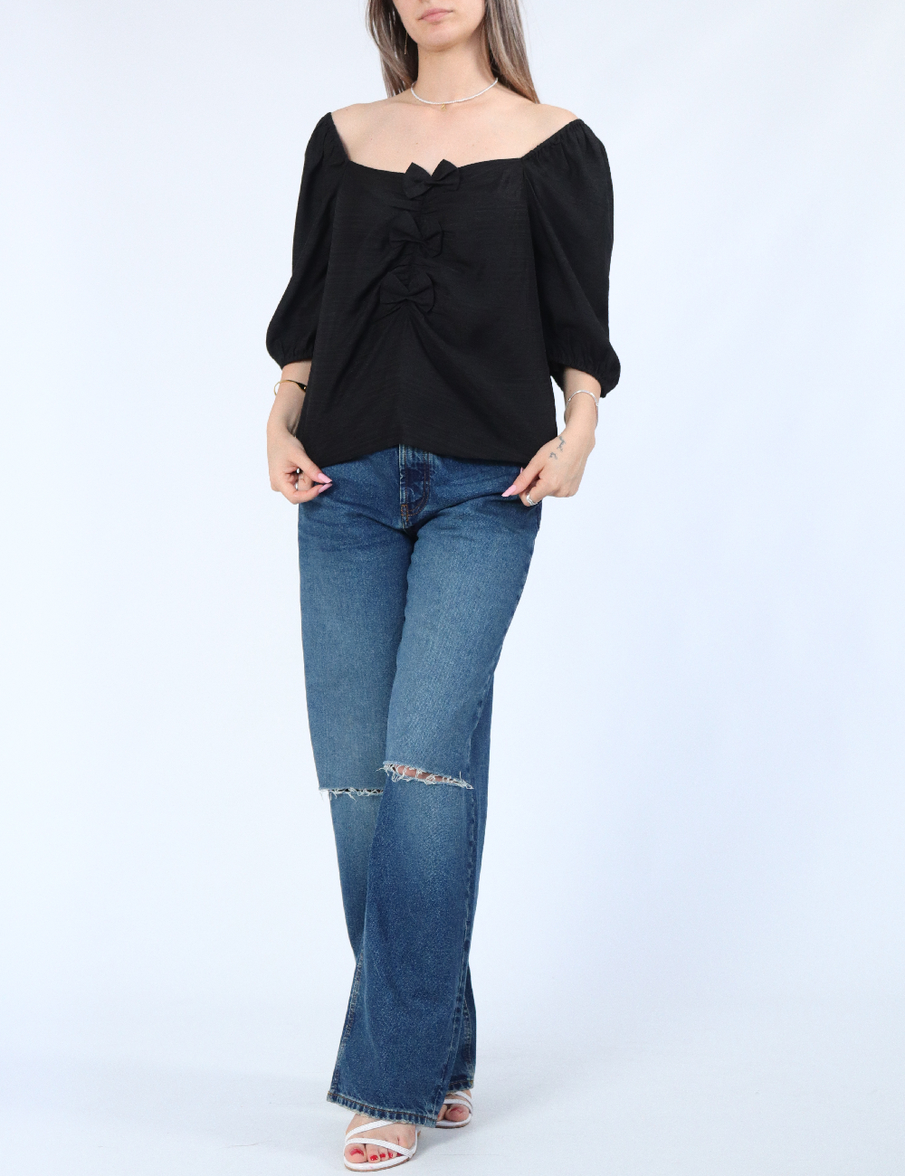 Top Vero Moda, negru - 1 | YEO