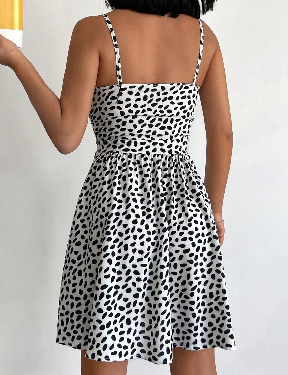 Rochie scurta SHEIN, alb/negru - 1 | YEO
