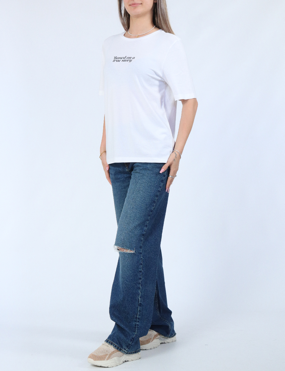 Tricou Only, alb - 1 | YEO
