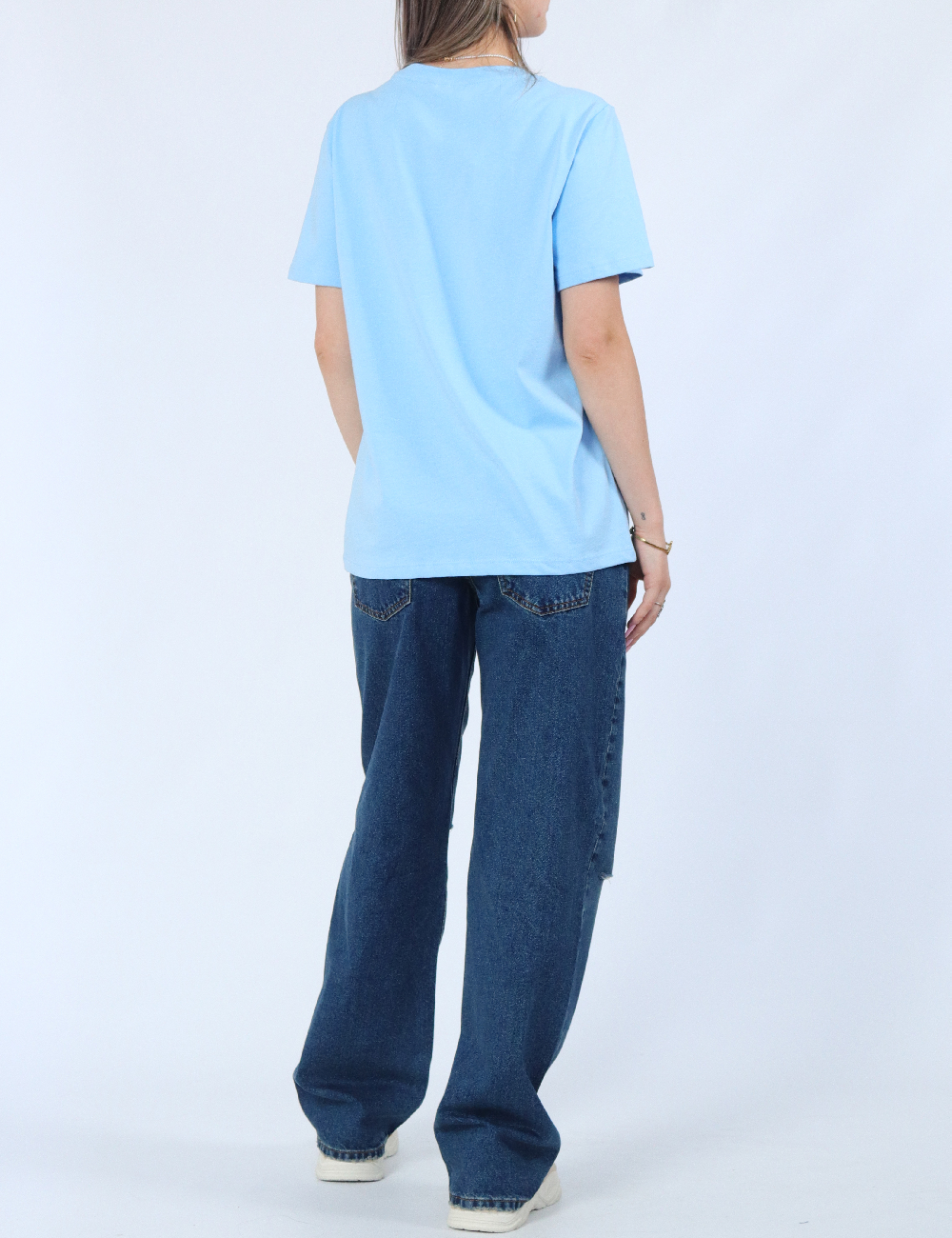 Tricou Pieces, albastru - 1 | YEO