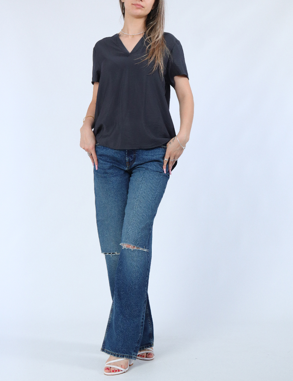 Bluza Only, gri - 1 | YEO