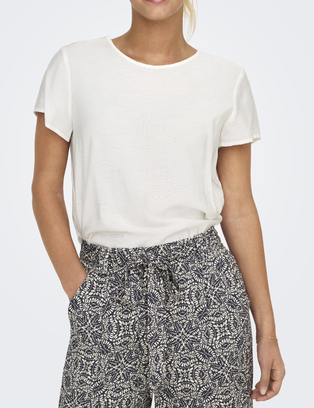 Bluza Only, alb - 1 | YEO