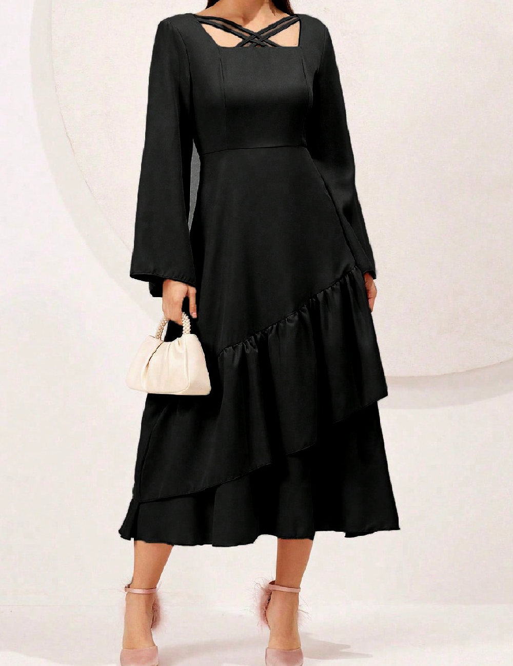 Rochie medie SHEIN, negru