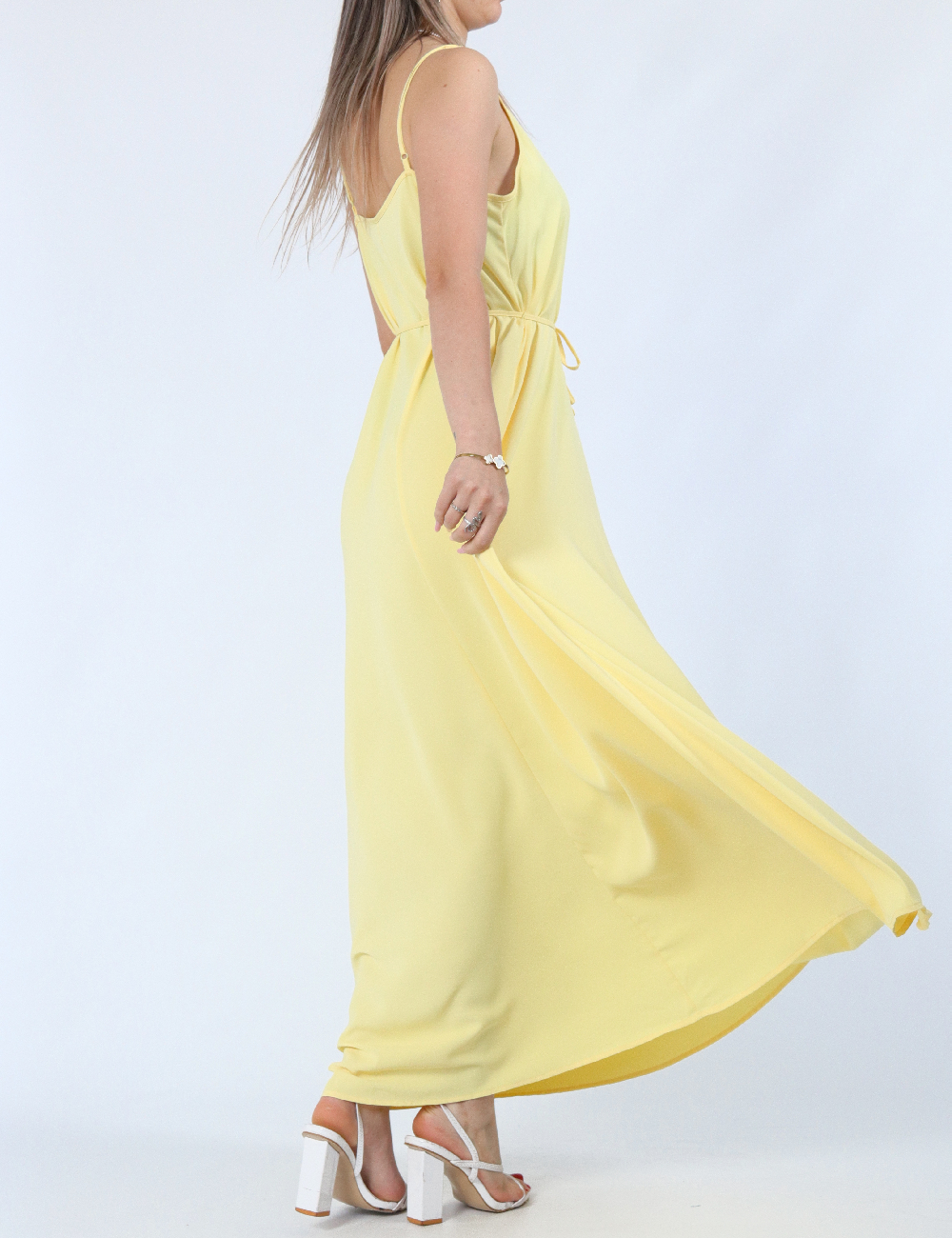 Rochie lunga Pieces, galben - 1 | YEO