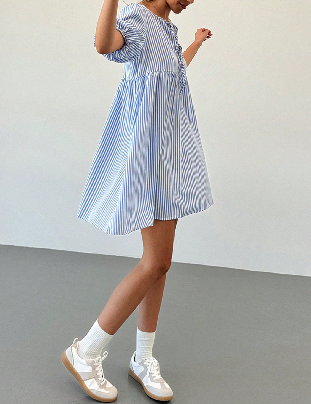 Rochie scurta SHEIN, albastru - 1 | YEO