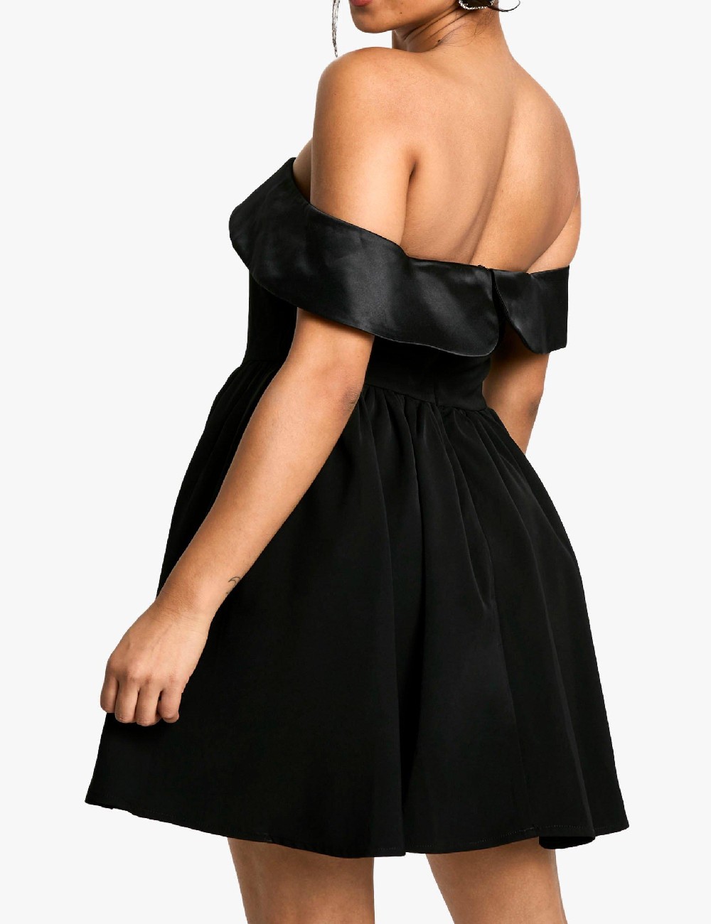 Rochie scurta Boohoo, negru - 1 | YEO