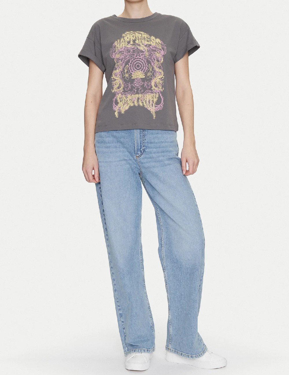 Tricou Noisy May, gri - 1 | YEO