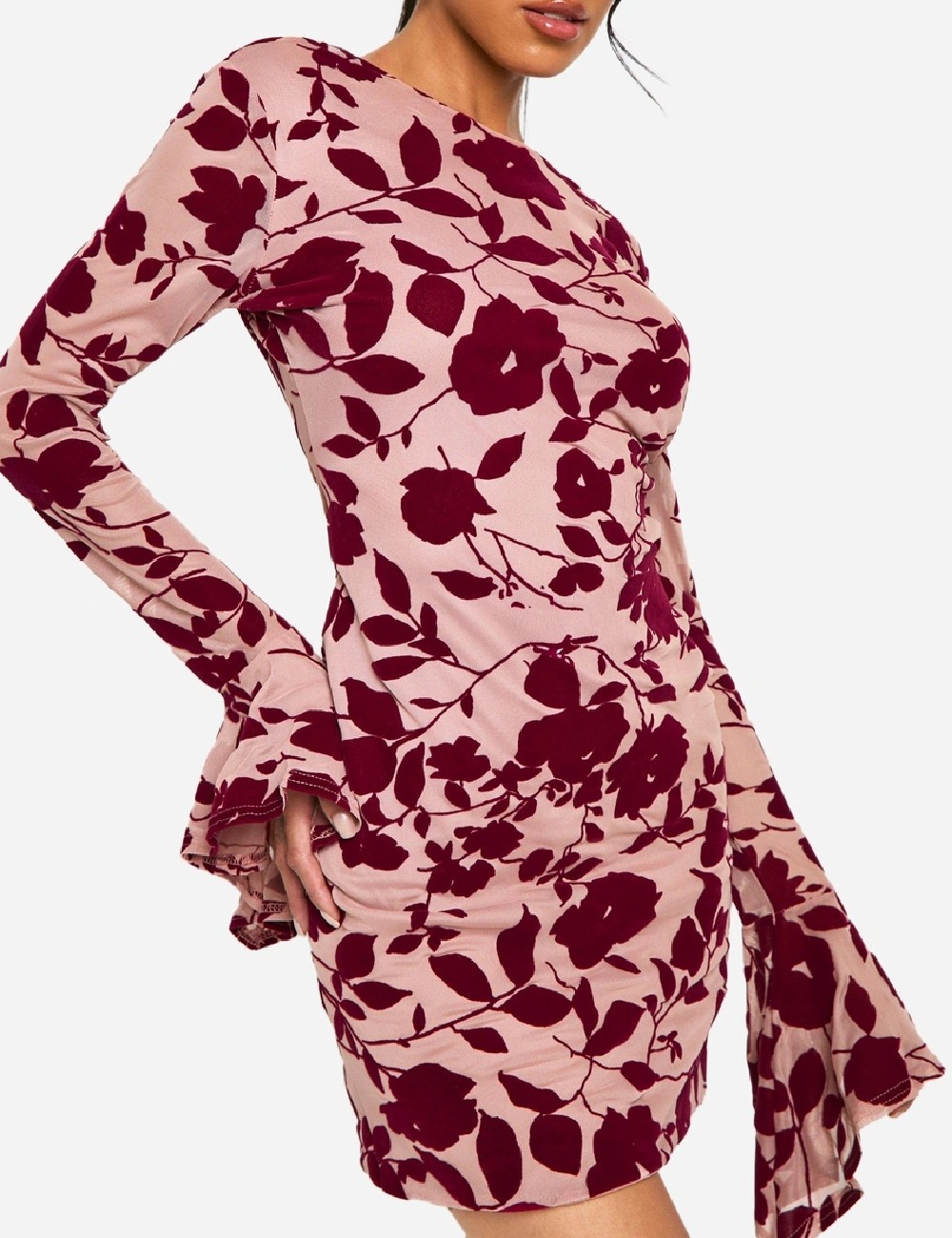 Rochie scurta Boohoo, roz - 1 | YEO
