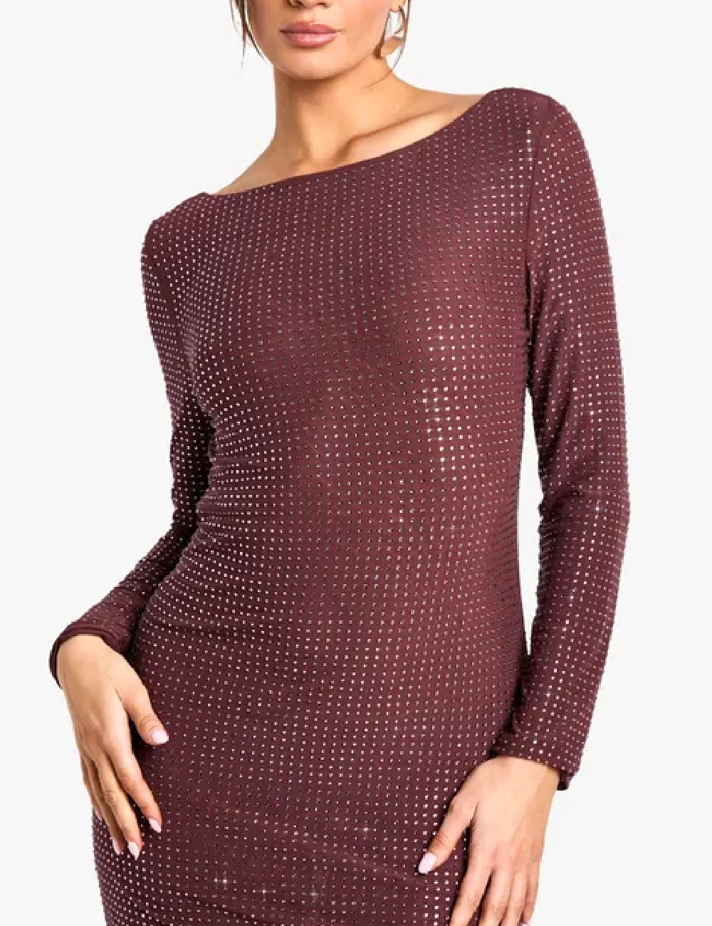 Rochie lunga Boohoo, visiniu - 1 | YEO