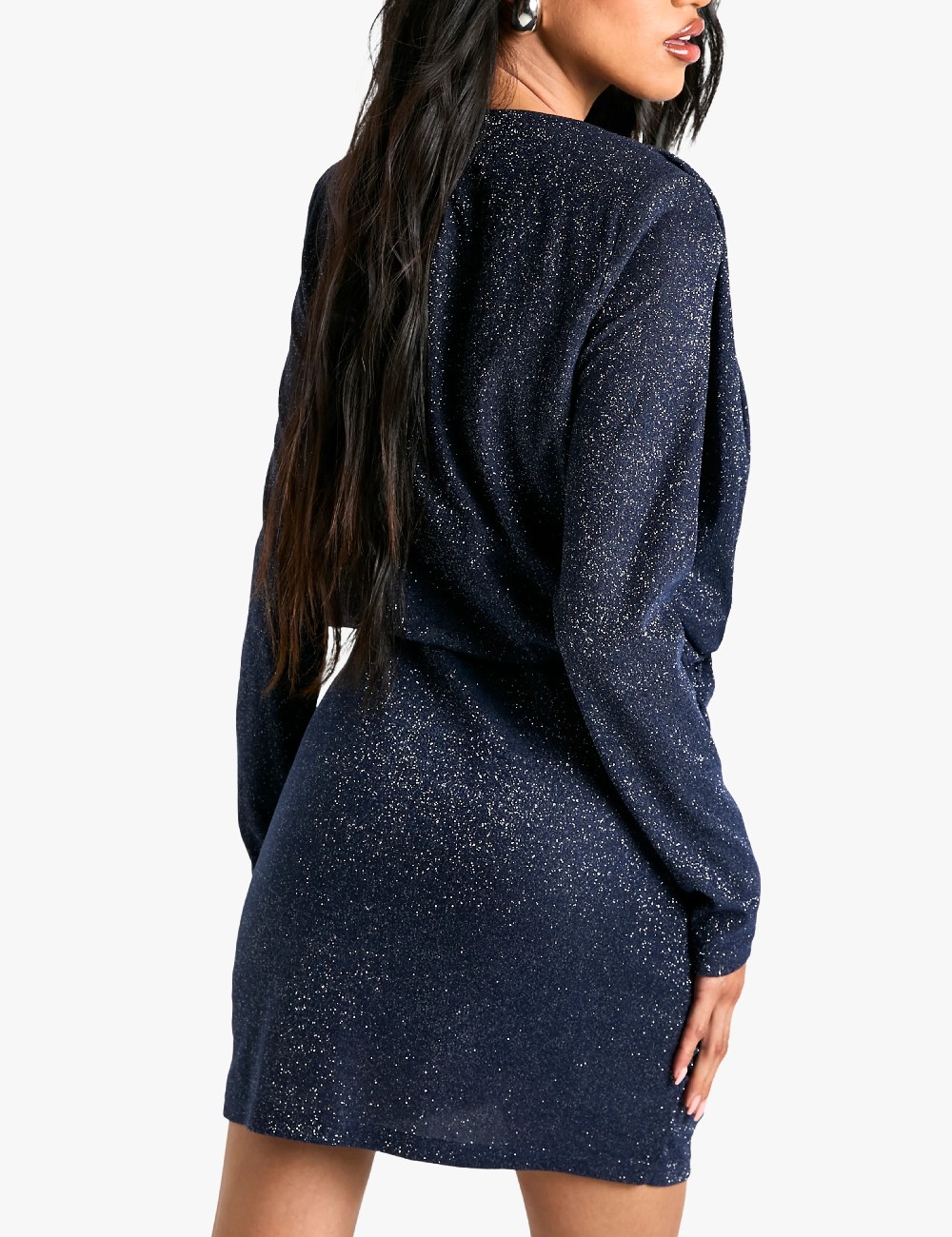 Rochie scurta Boohoo, bleumarin inchis - 1 | YEO