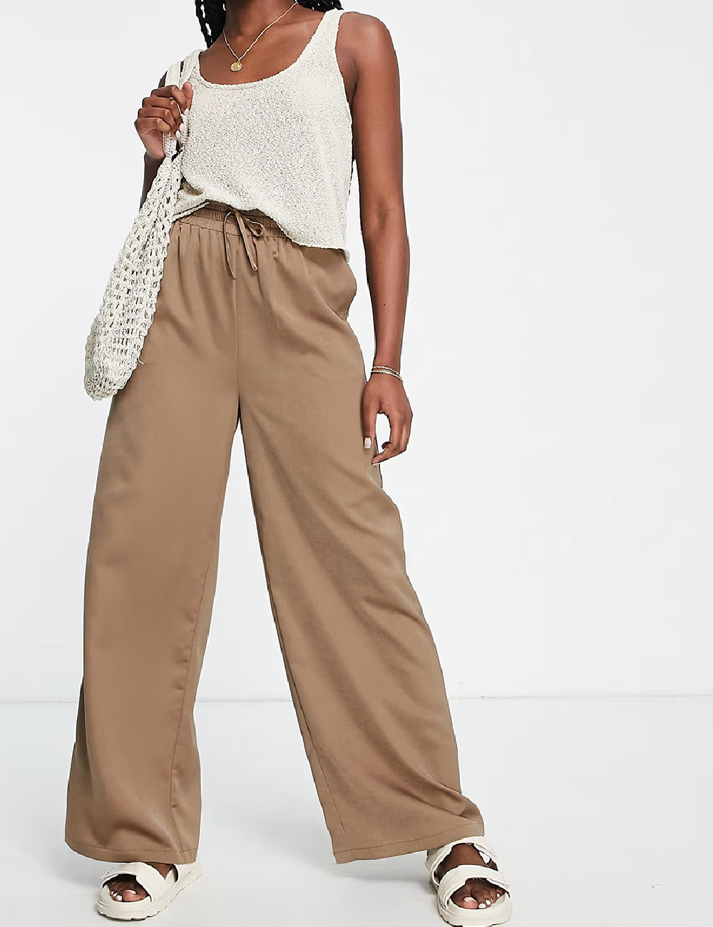 Pantaloni Lola May, maro