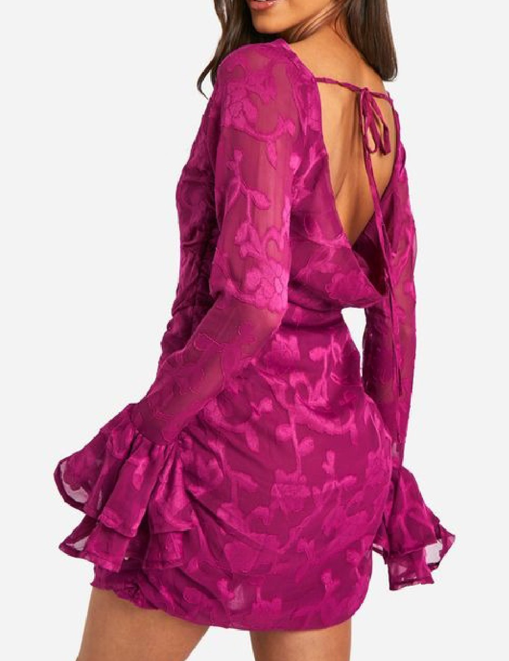 Rochie scurta Boohoo, mov - 1 | YEO
