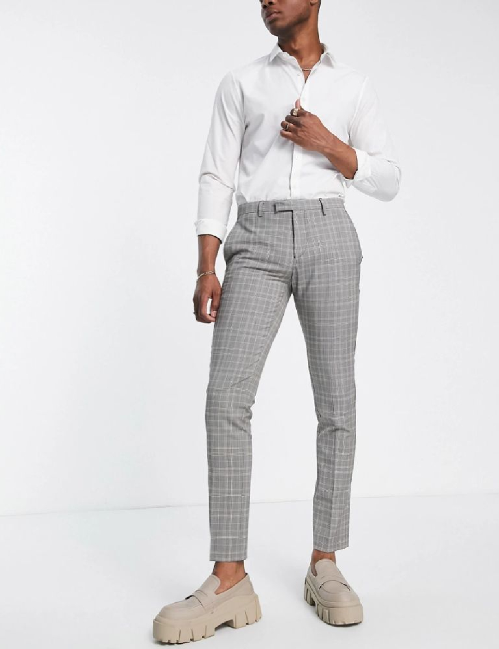 Pantaloni TWISTED TAILOR, gri