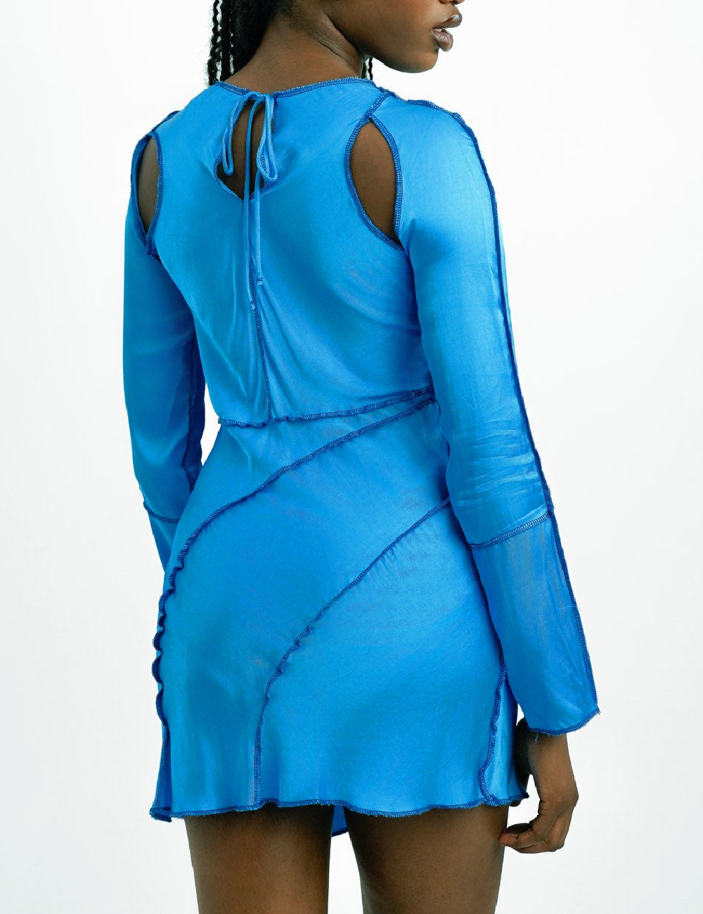 Rochie scurta Top Shop, albastru - 1 | YEO