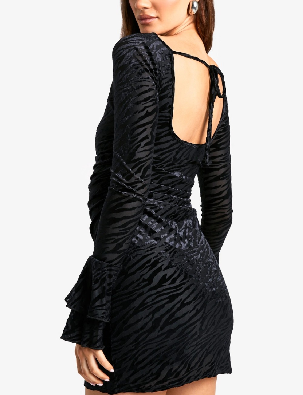 Rochie scurta Boohoo, negru - 1 | YEO