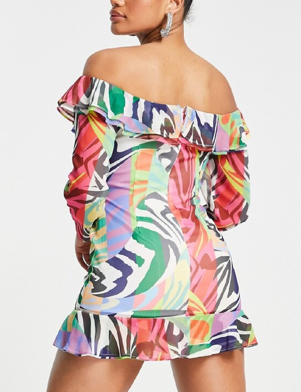 Rochie scurta AsYou, mix culori - 1 | YEO