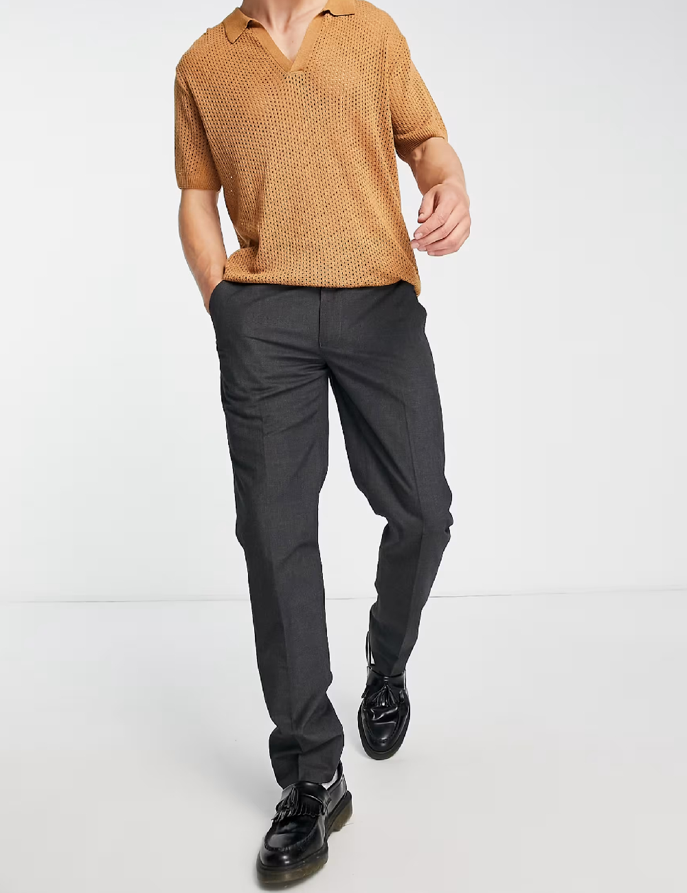 Pantaloni French Connection, gri