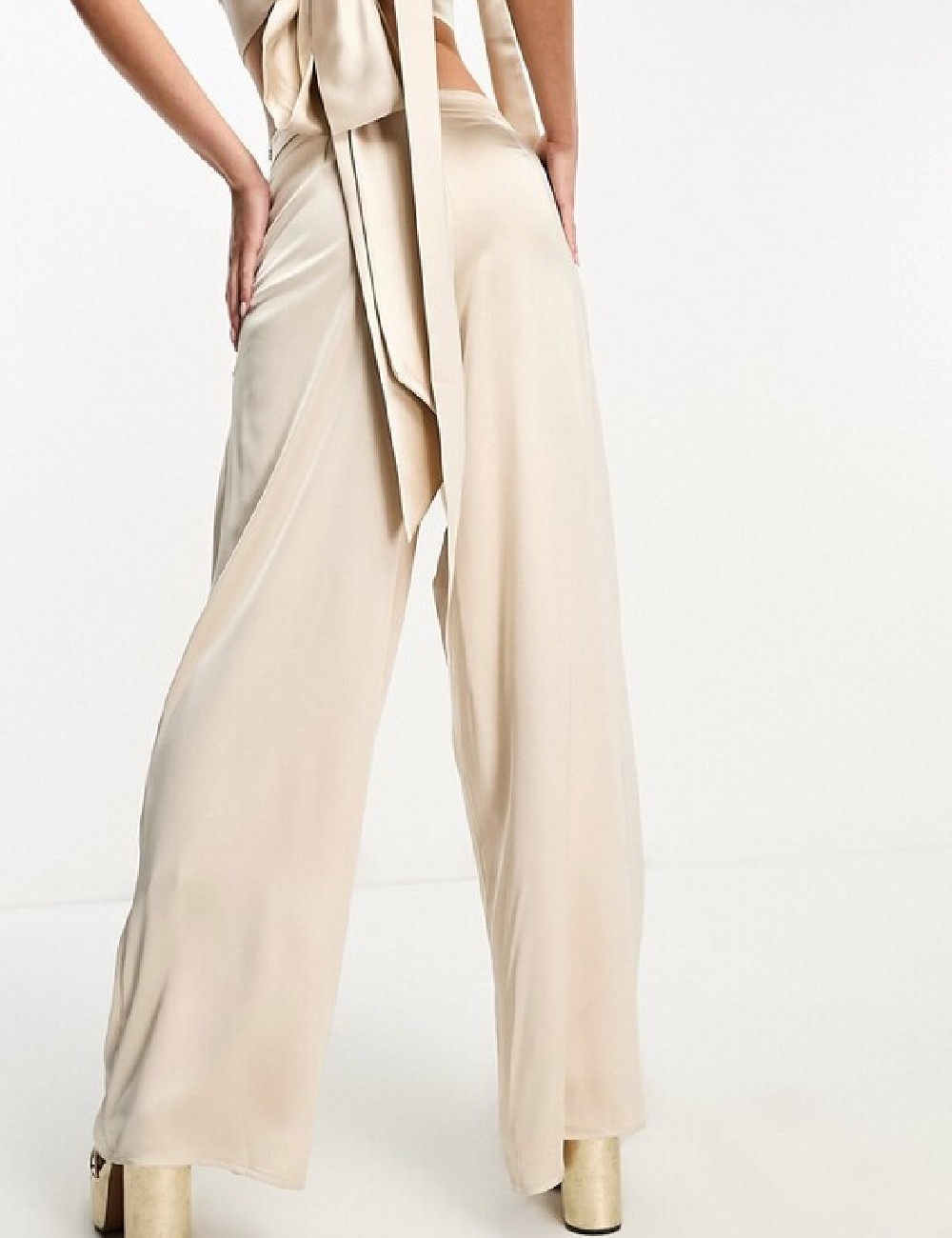 Pantaloni AsYou, crem - 1 | YEO
