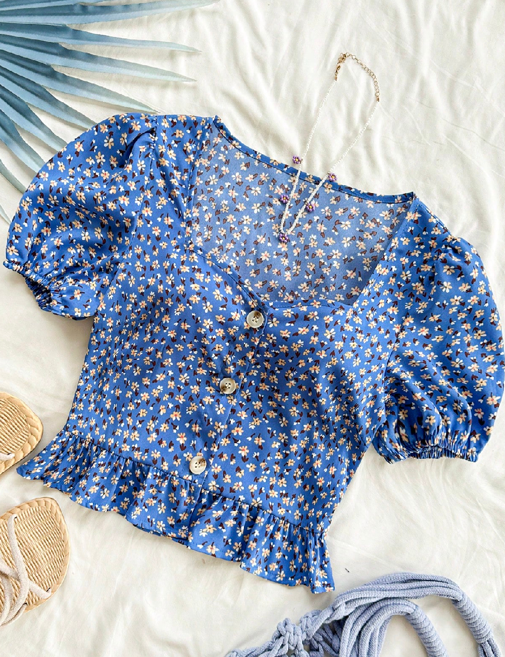 Top SHEIN, albastru