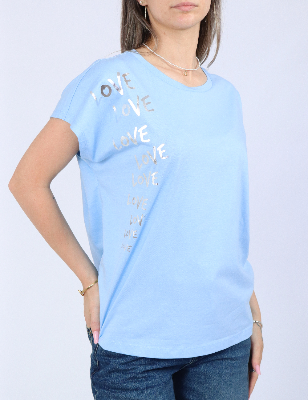 Tricou Vero Moda, bleu