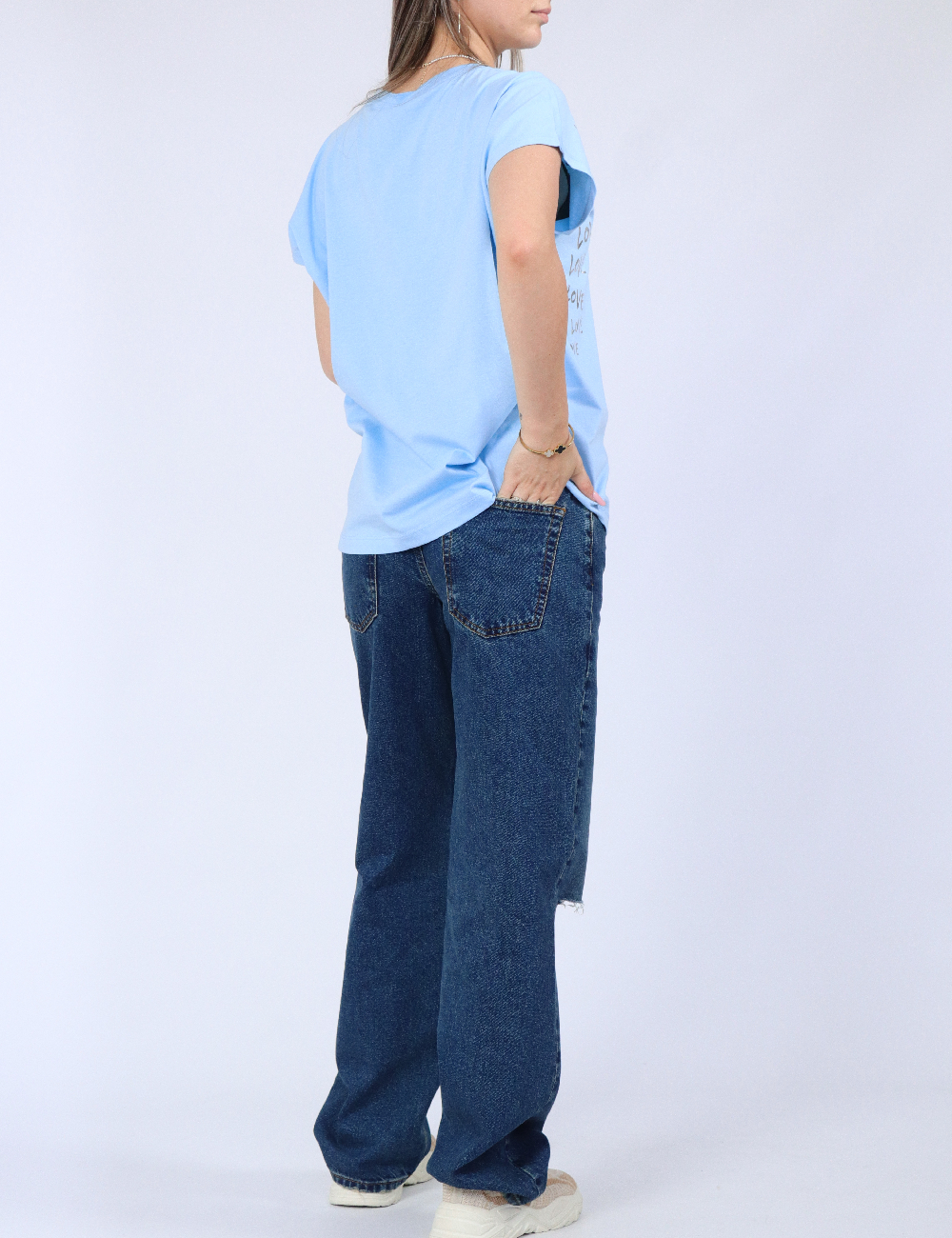 Tricou Vero Moda, bleu - 1 | YEO