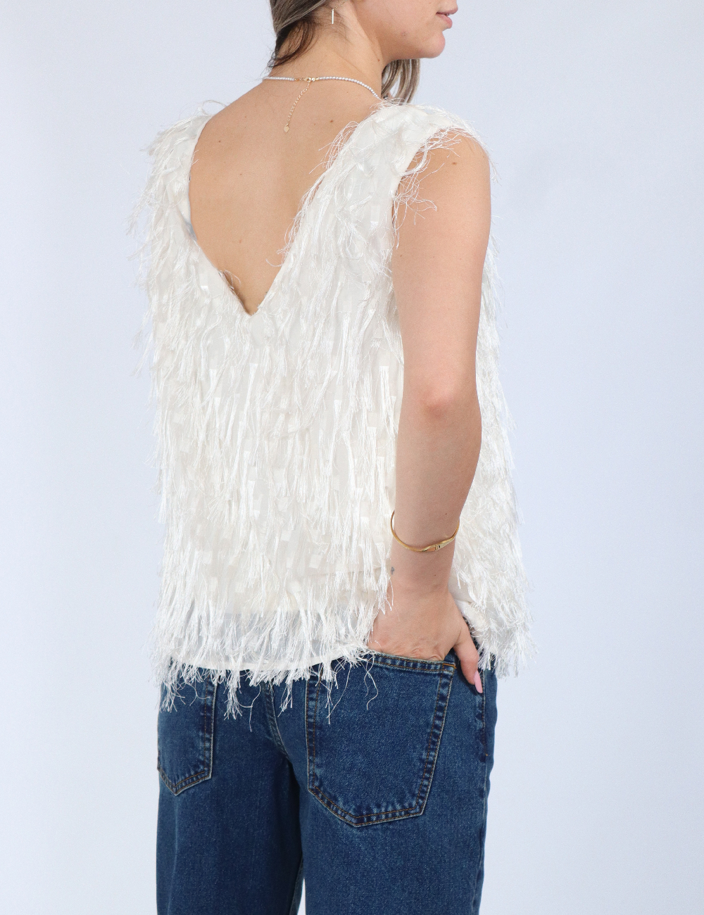 Maiou Vero Moda, alb - 1 | YEO