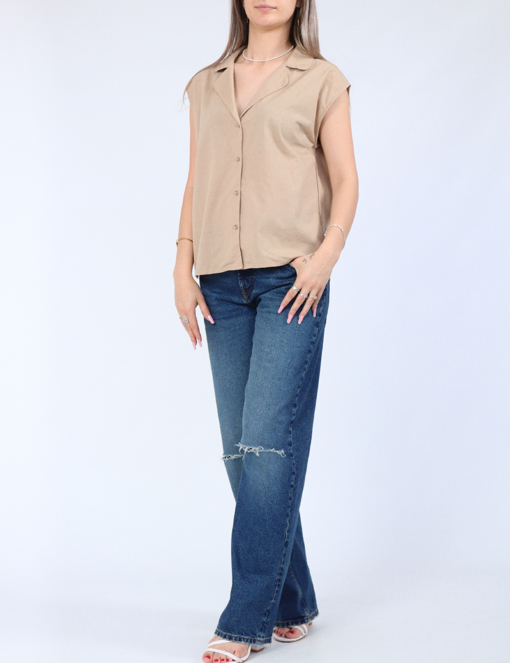 Camasa Pieces, maro - 1 | YEO