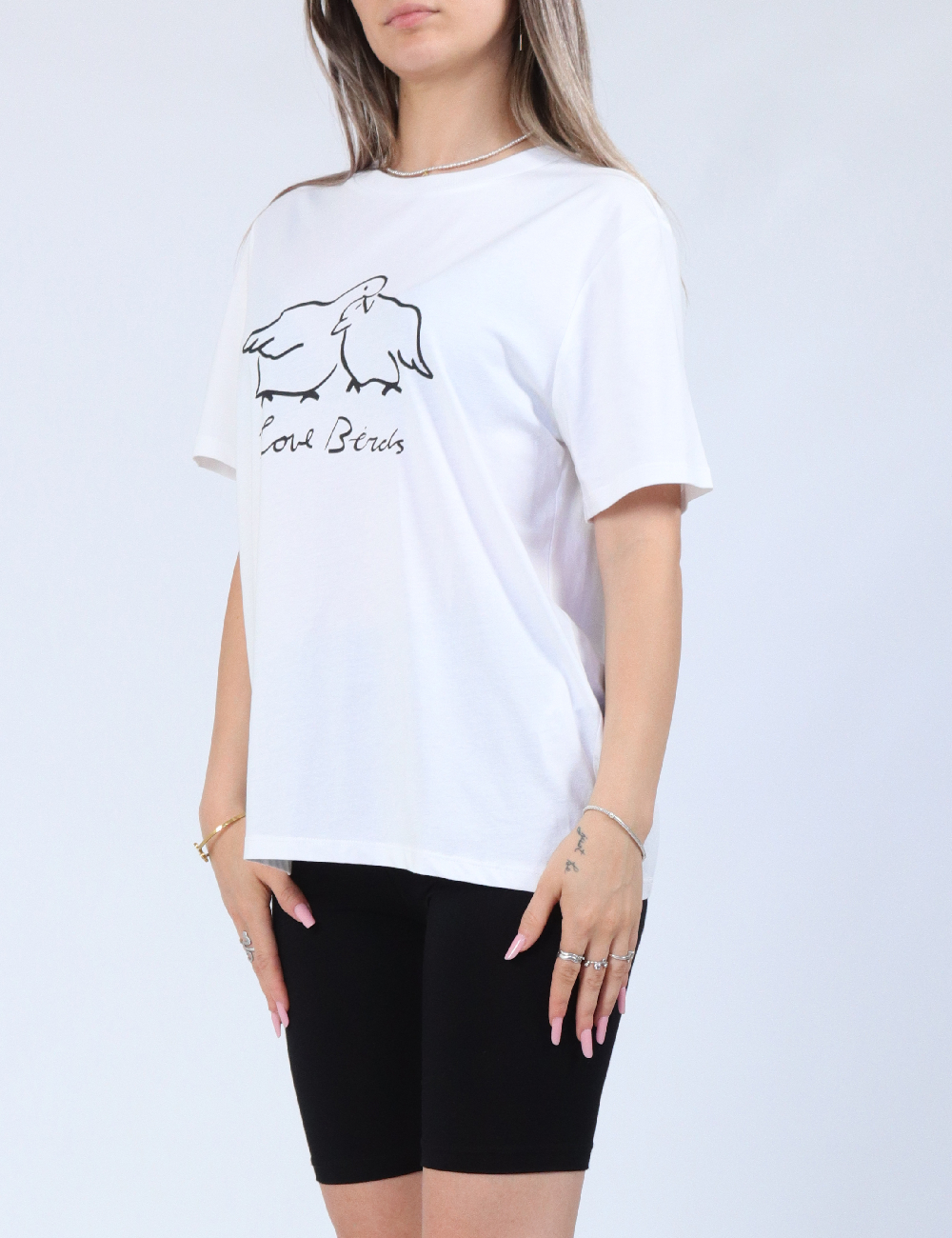 Tricou Pieces, alb - 1 | YEO