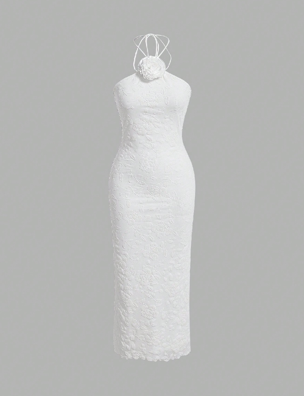 Rochie medie SHEIN, alb