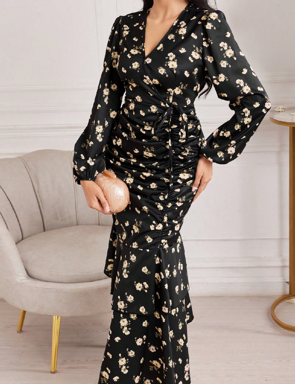 Rochie lunga SHEIN, negru - 1 | YEO
