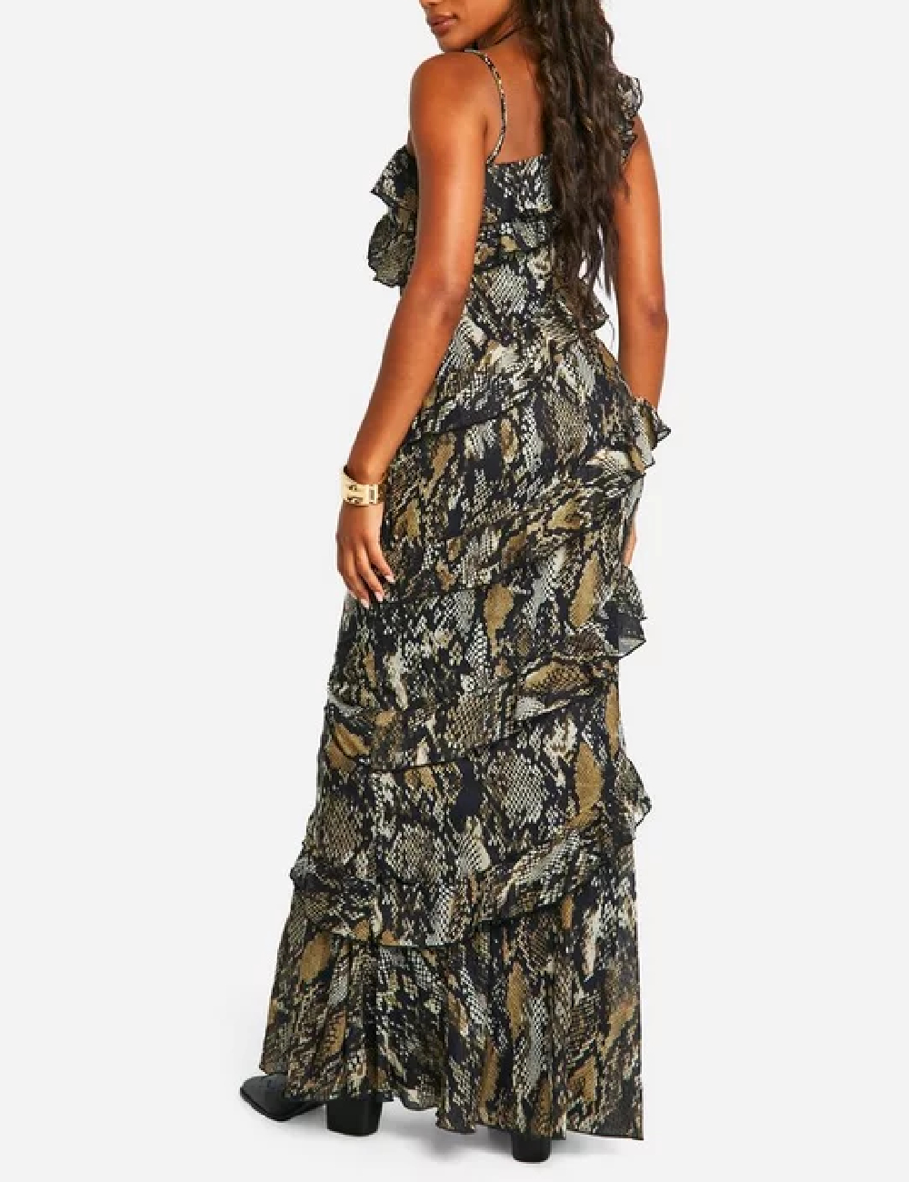 Rochie lunga Boohoo, mix culori - 1 | YEO