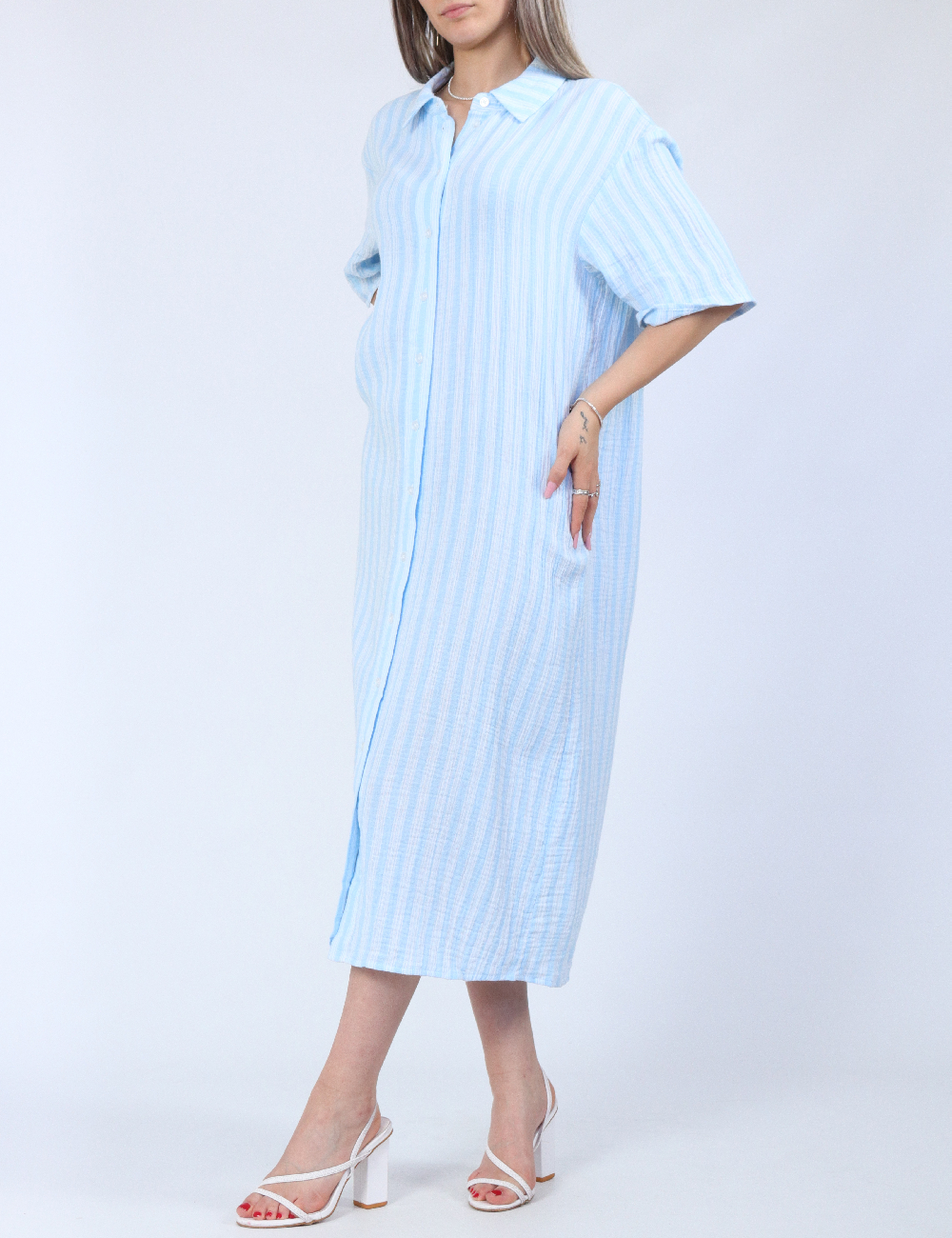 Rochie medie Vero Moda, bleu - 1 | YEO