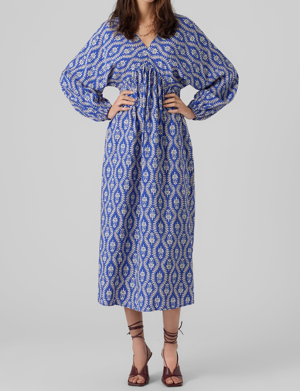 Rochie medie Vero Moda, albastru - 1 | YEO