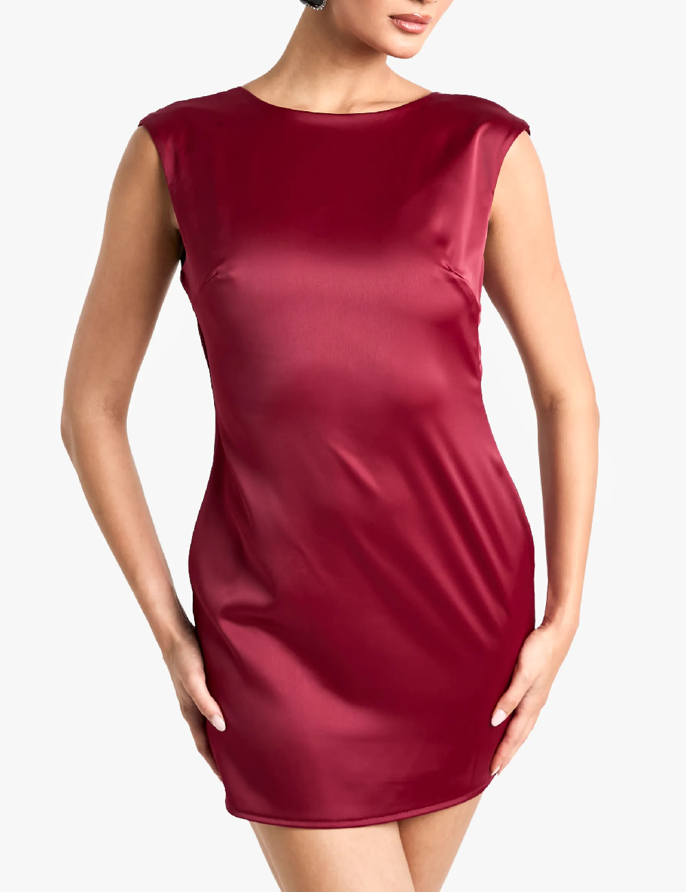 Rochie scurta Boohoo, visiniu - 1 | YEO