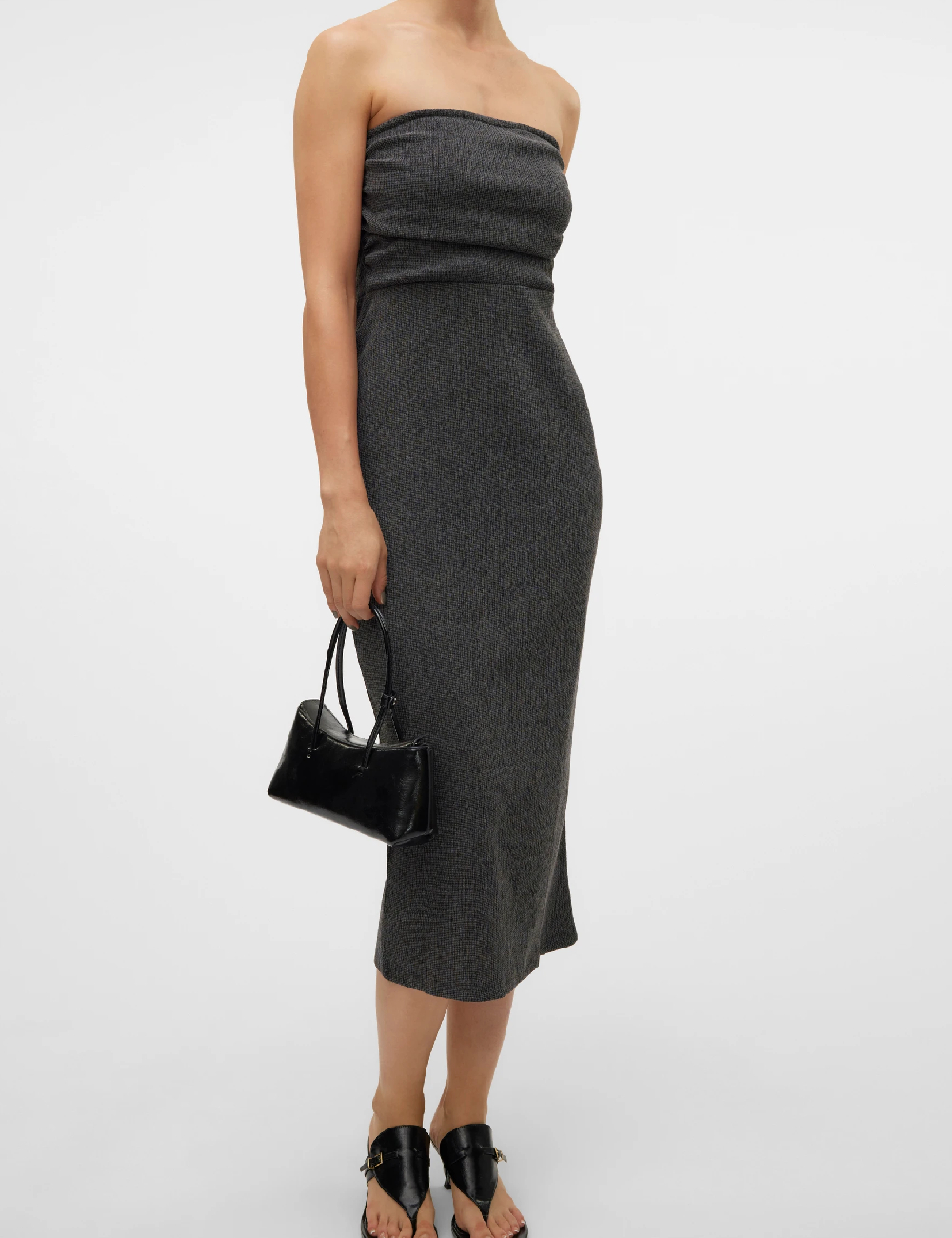 Rochie medie Vero Moda, gri - 1 | YEO