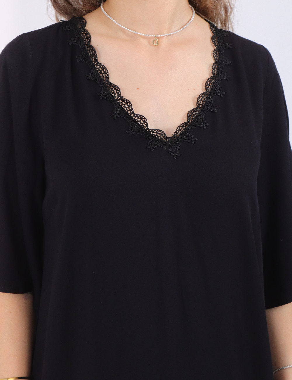 Rochie scurta Vila, negru - 1 | YEO