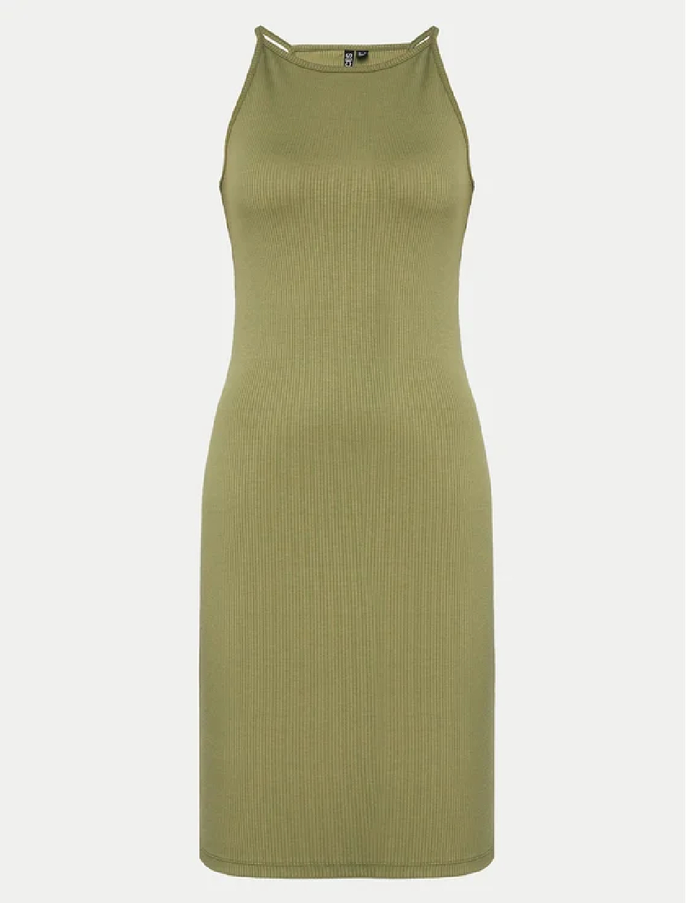 Rochie scurta Pieces, verde