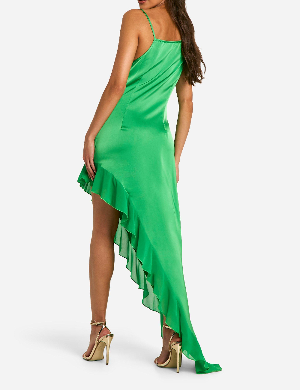 Rochie scurta Boohoo, verde - 1 | YEO