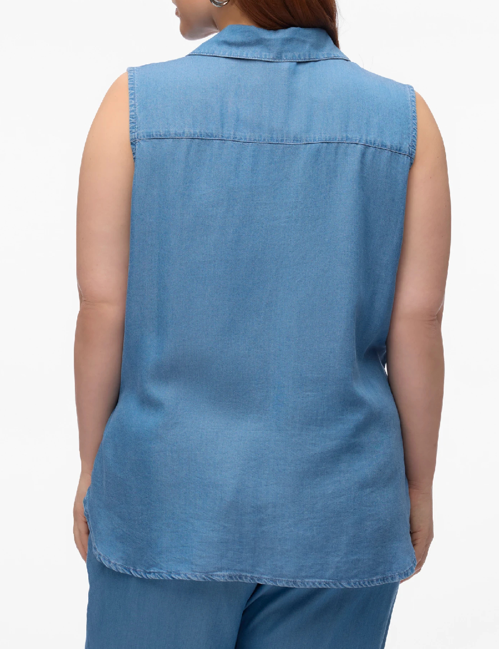 Maiou Vero Moda Curve, albastru - 1 | YEO