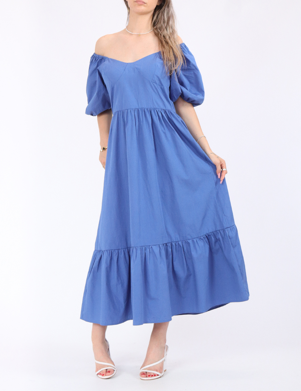 Rochie lunga Noisy May, albastru - 1 | YEO