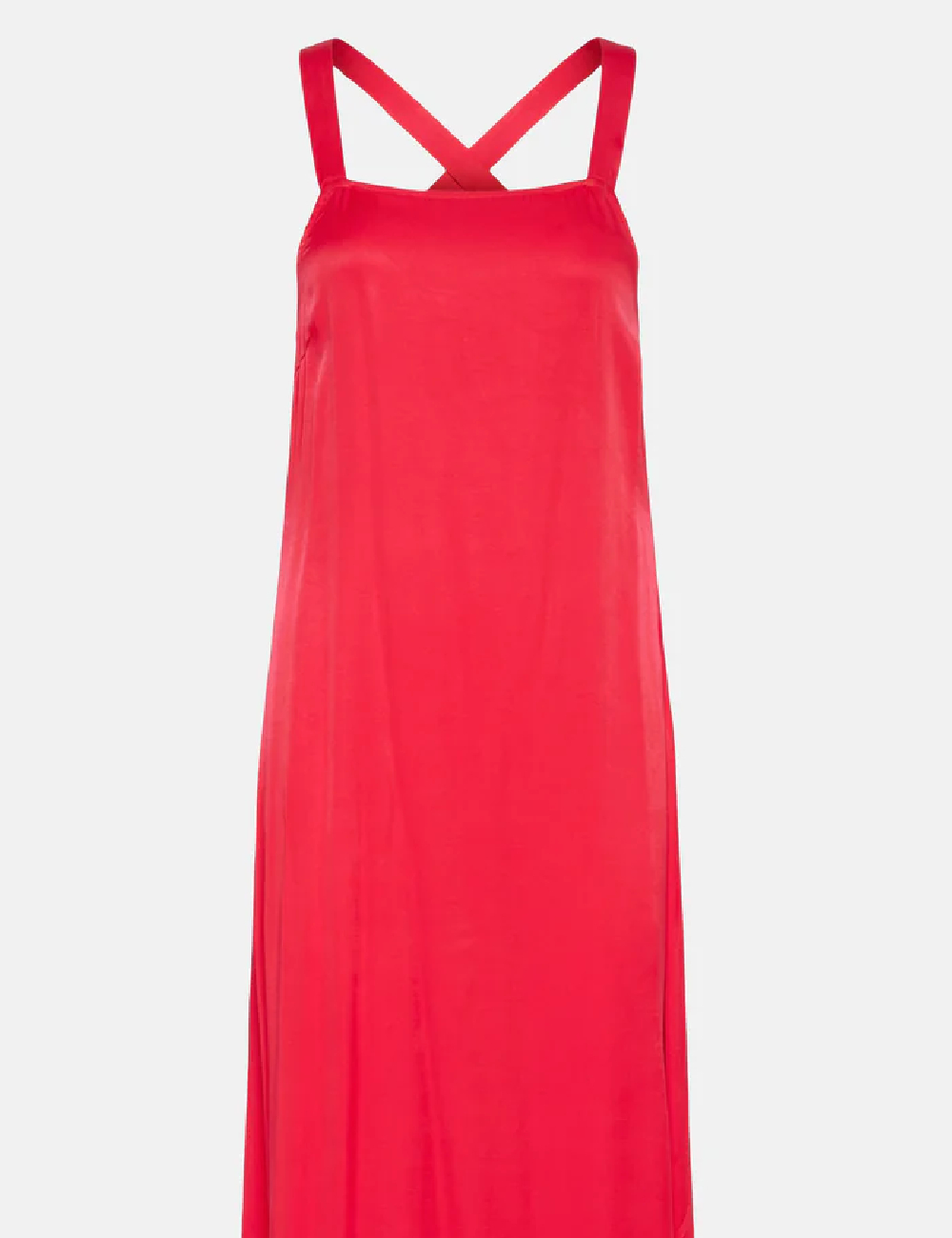 Rochie lunga Pieces, rosu - 1 | YEO