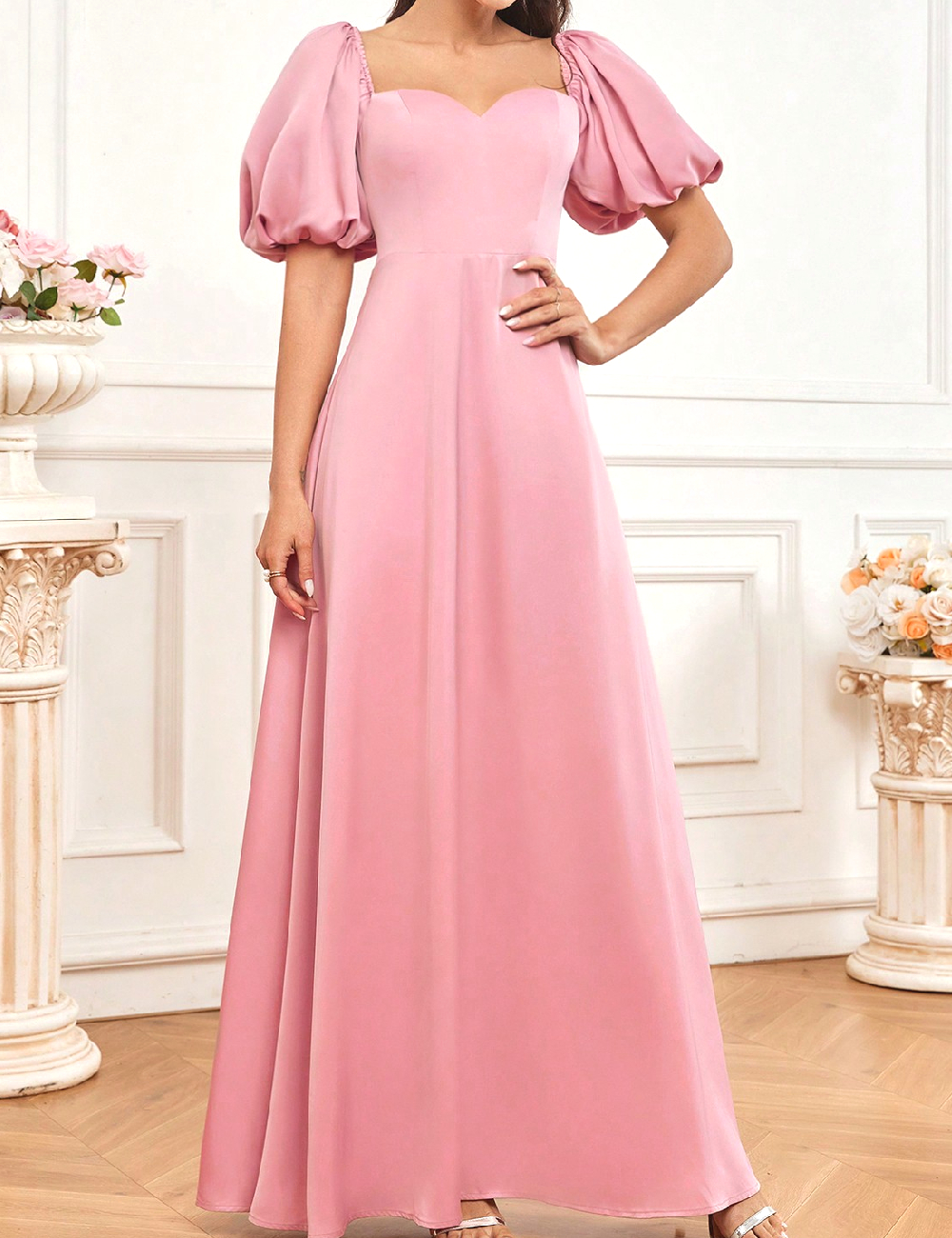 Rochie lunga SHEIN, roz - 1 | YEO