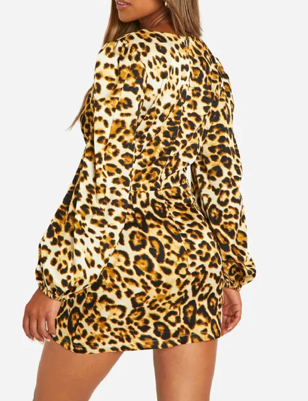 Rochie scurta Boohoo, animal print - 1 | YEO
