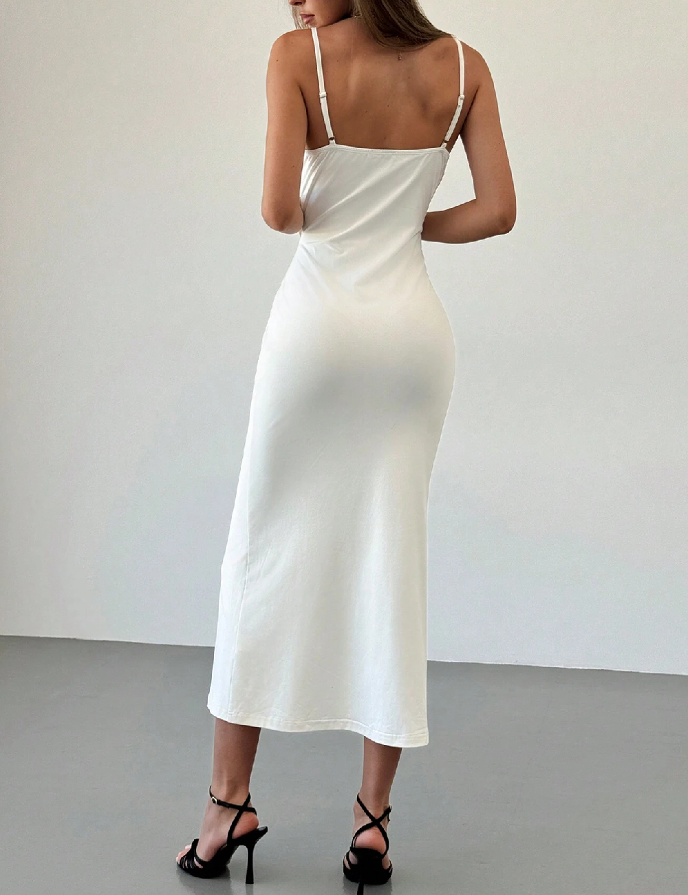 Rochie medie SHEIN, alb - 1 | YEO
