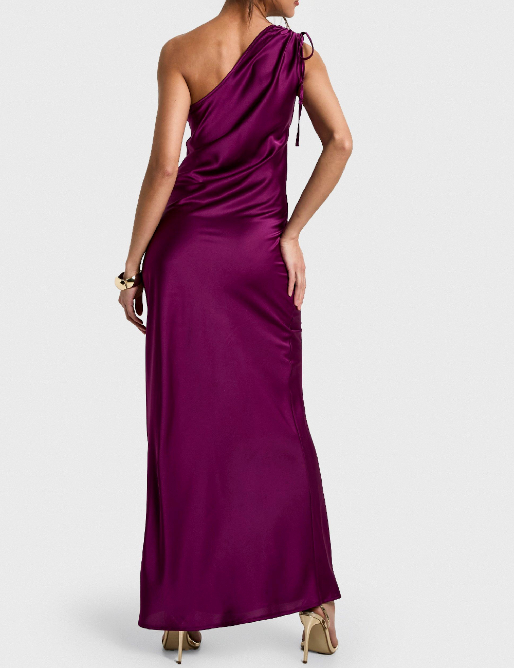 Rochie lunga Boohoo, mov - 1 | YEO