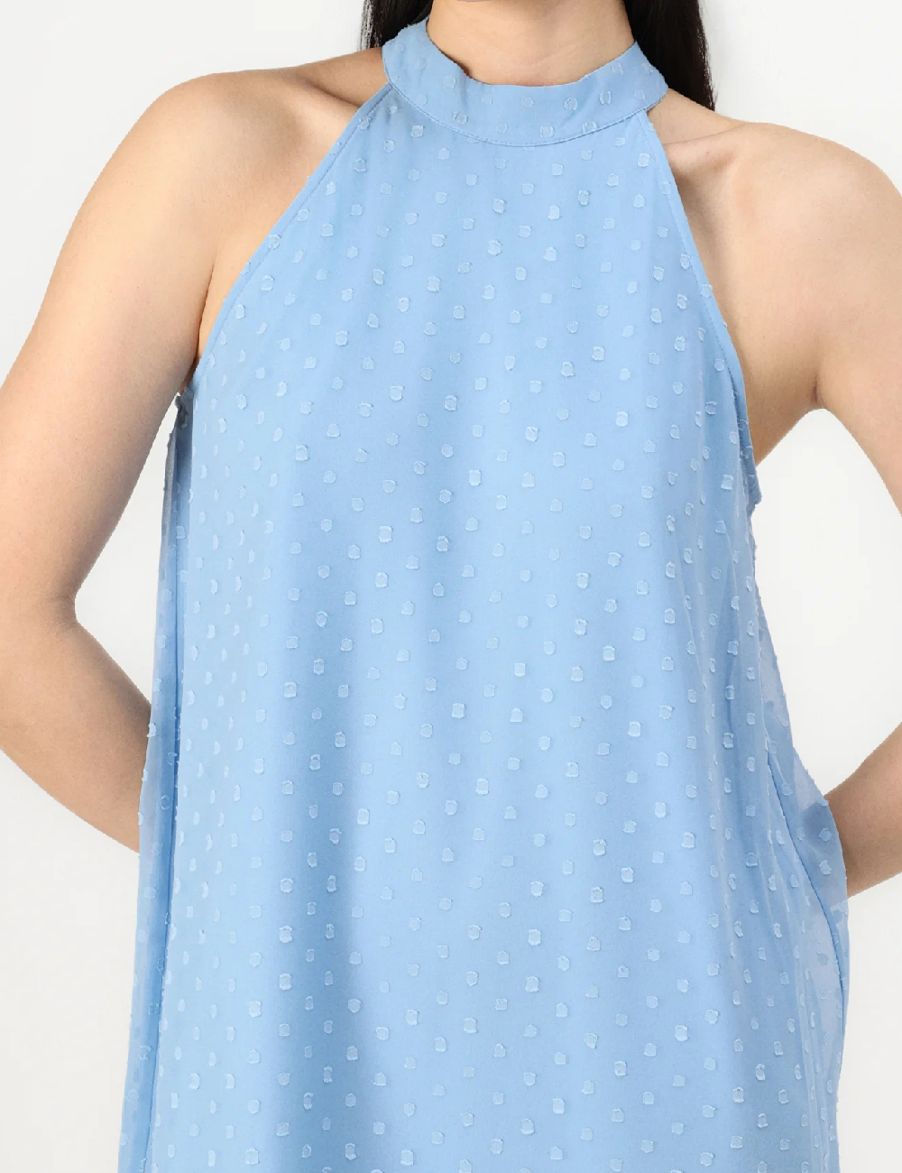 Rochie scurta Vila, albastru - 1 | YEO